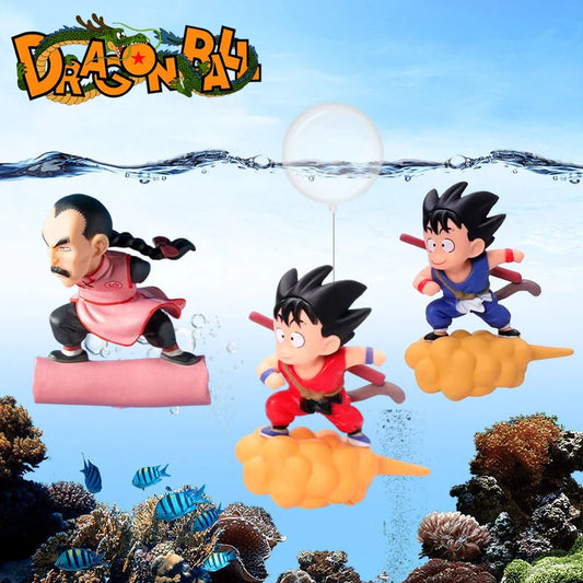 Floating Goku Aquarium Decoration - Creative Fish Tank Ornament