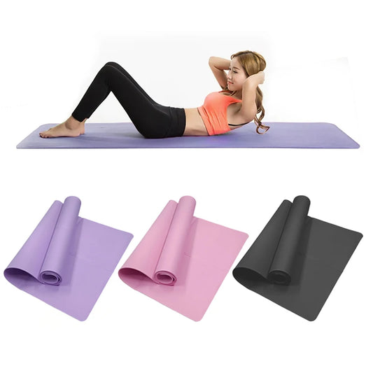 Thick EVA Yoga Mat – Anti-Slip Fitness