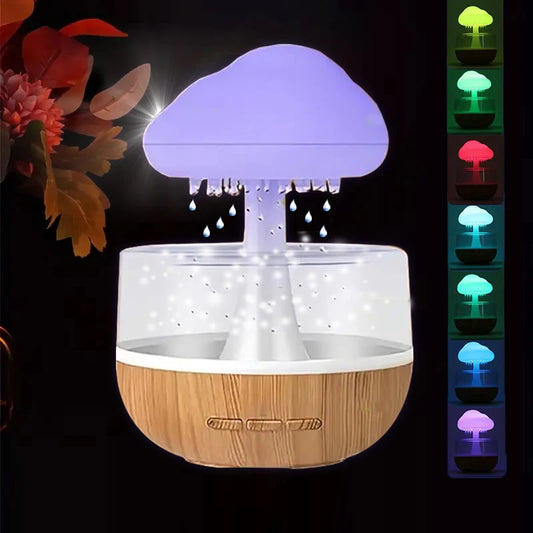 Rain Cloud Humidifier & Aromatherapy Lamp