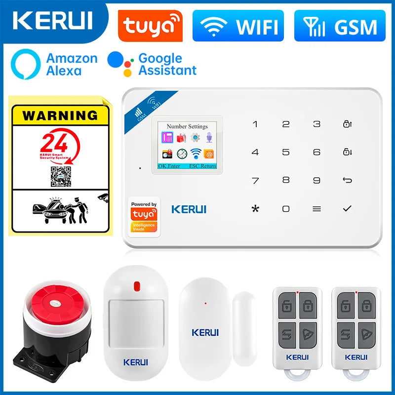 KERUI W181 Smart WiFi & GSM Alarm System - Tuya Security Kit