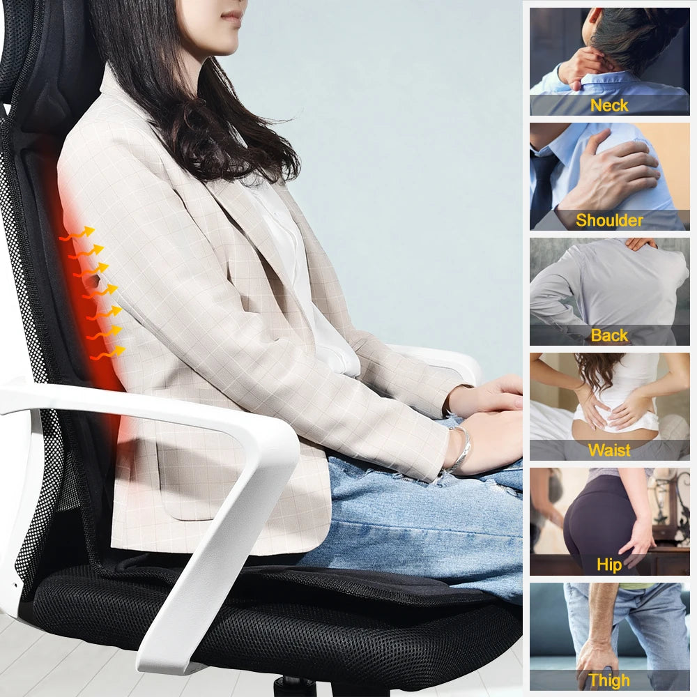 Electric Heating Massage Chair Pad