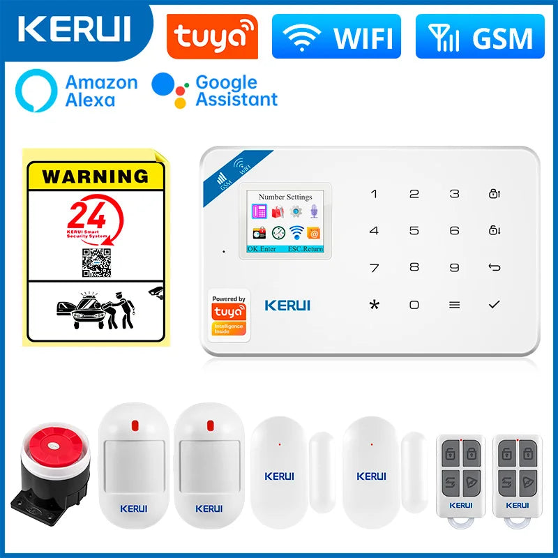 KERUI W181 Smart WiFi & GSM Alarm System - Tuya Security Kit