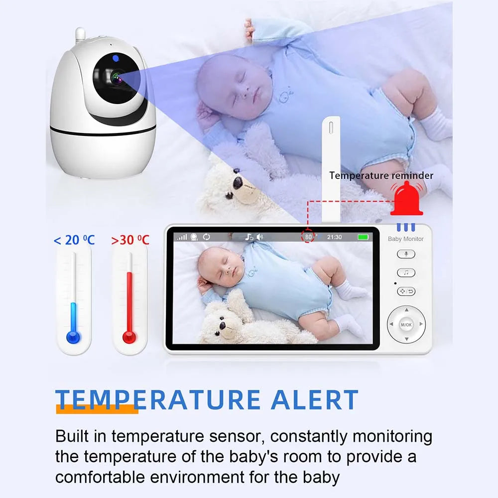 Video Baby Monitor - PTZ Camera & Temperature Sensor