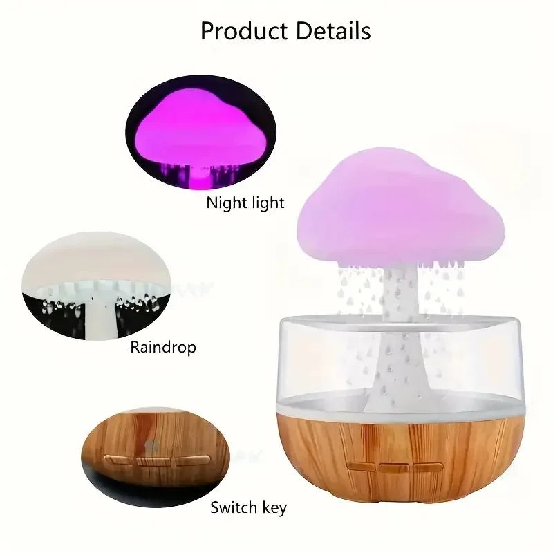 Rain Cloud Humidifier & Aromatherapy Lamp