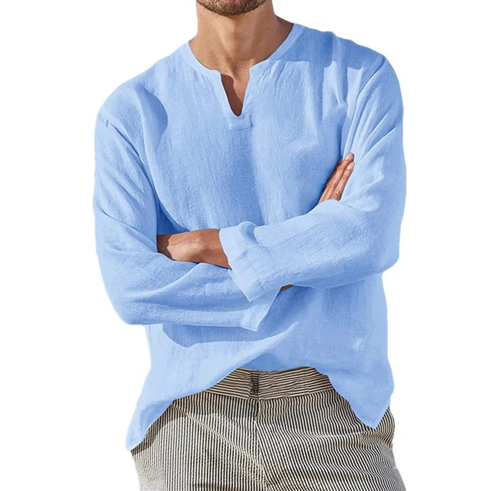 Men’s Cotton Linen Shirt