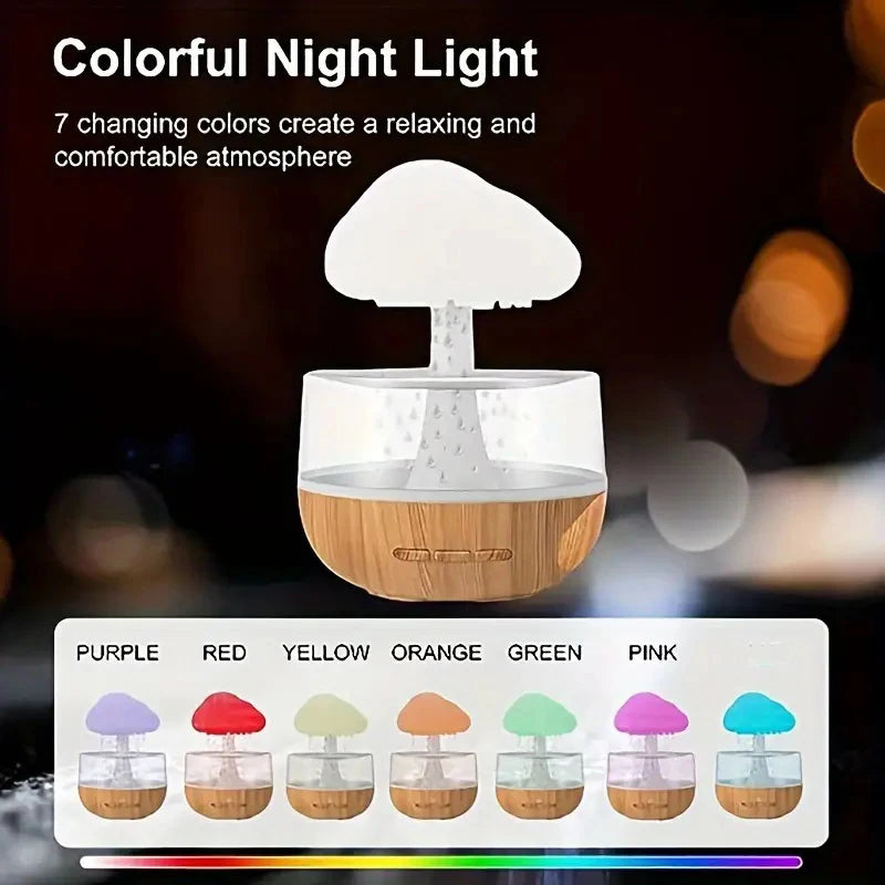 Rain Cloud Humidifier & Aromatherapy Lamp