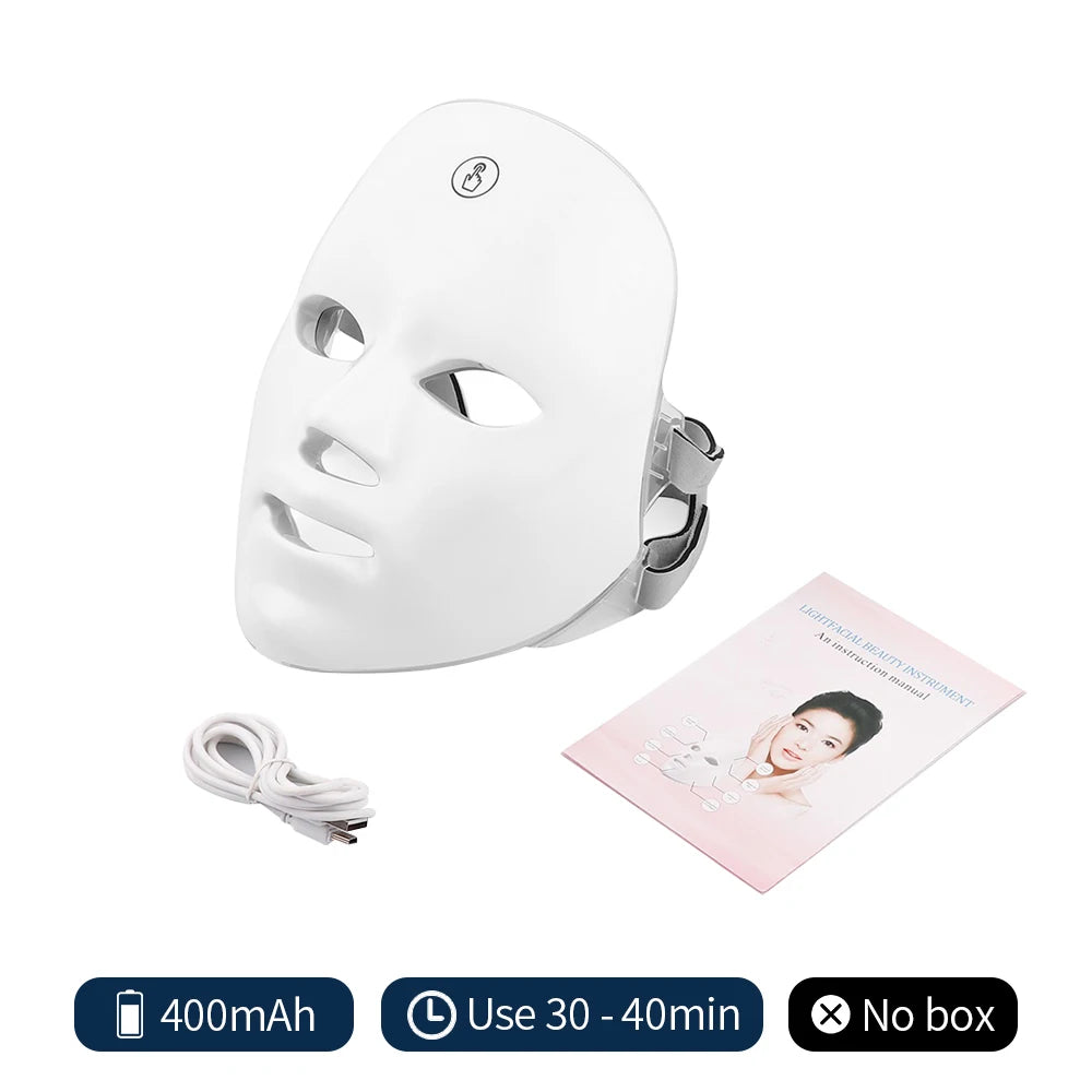 Rechargeable LED Facial Mask – Skin Rejuvenation & Face Lifting