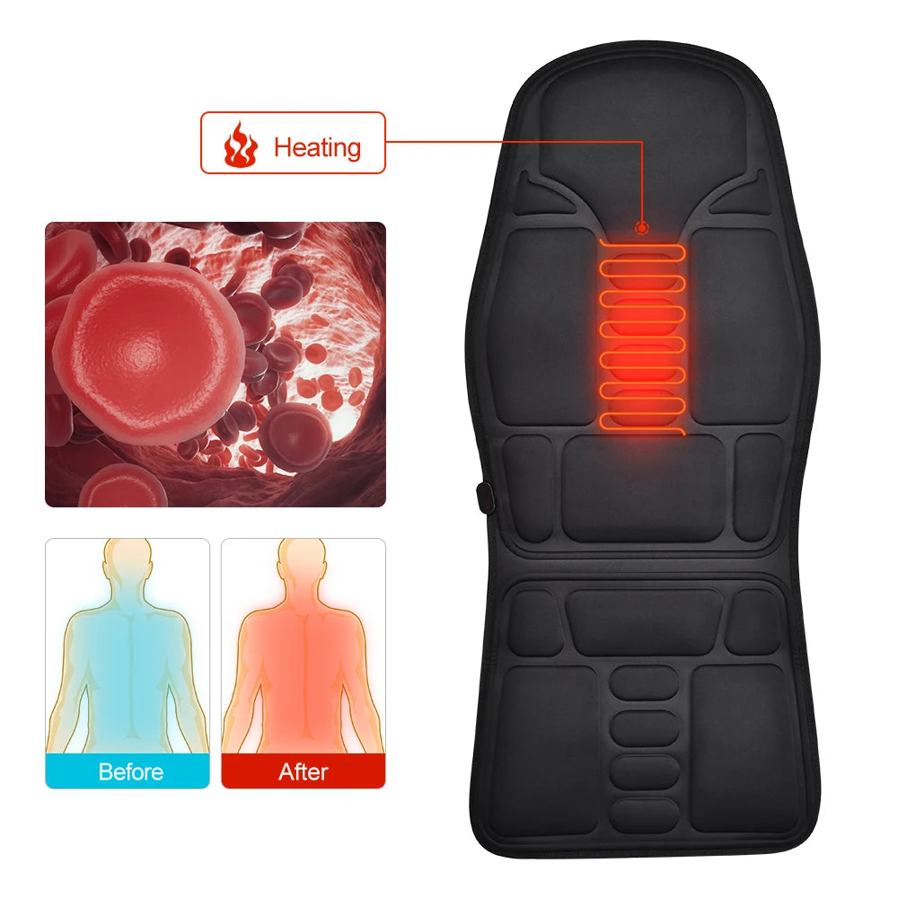 Electric Heating Massage Chair Pad