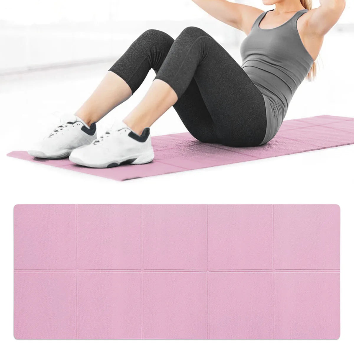 Thick EVA Yoga Mat – Anti-Slip Fitness