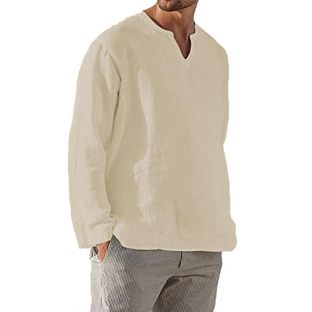 Men’s Cotton Linen Shirt