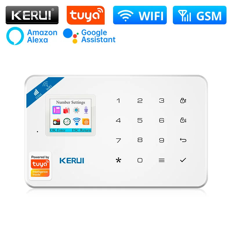 KERUI W181 Smart WiFi & GSM Alarm System - Tuya Security Kit