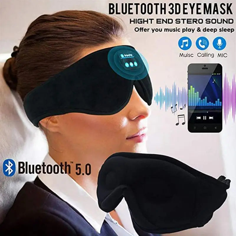 Bluetooth Sleeping Headphones 3D Eye Mask