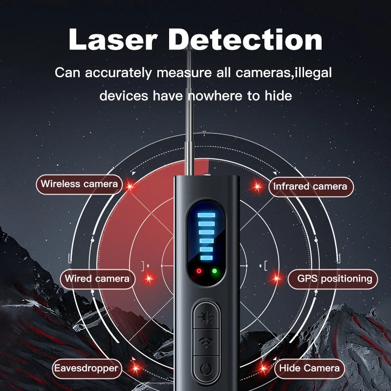 Hidden Camera & GPS Tracker Detector