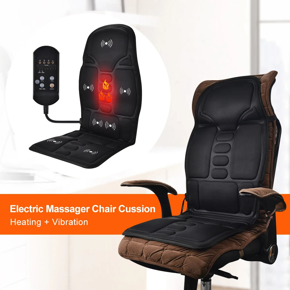 Electric Heating Massage Chair Pad