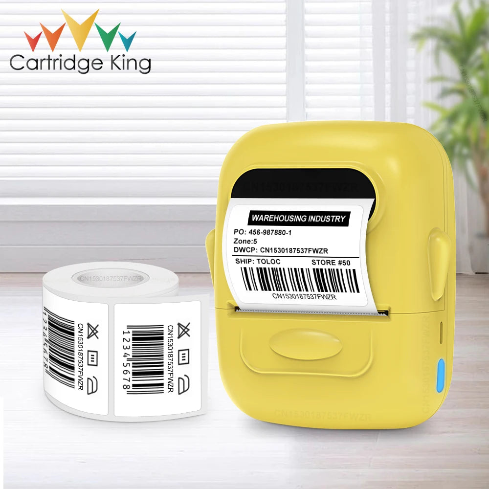 Mini Bluetooth Thermal Label Printer – Portable & Wireless