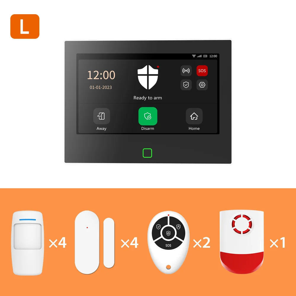 Staniot 7" Wireless Smart Home Alarm System - WiFi & 4G