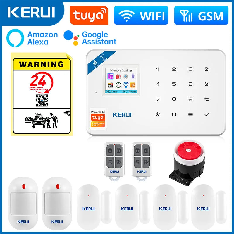 KERUI W181 Smart WiFi & GSM Alarm System - Tuya Security Kit