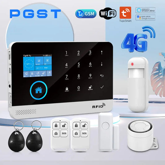 PGST Smart Home WiFi & 4G Alarm System - Alexa