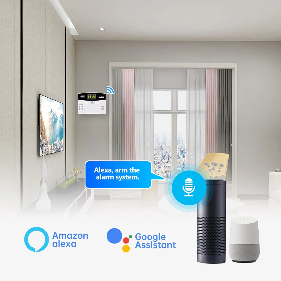 Fuers Tuya Smart WiFi & GSM Alarm System -Security Kit