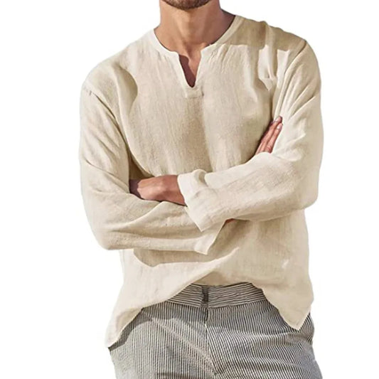 Men’s Cotton Linen Shirt